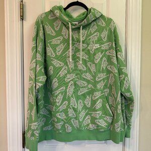 Mens Nike Green Hoodie - Size XL